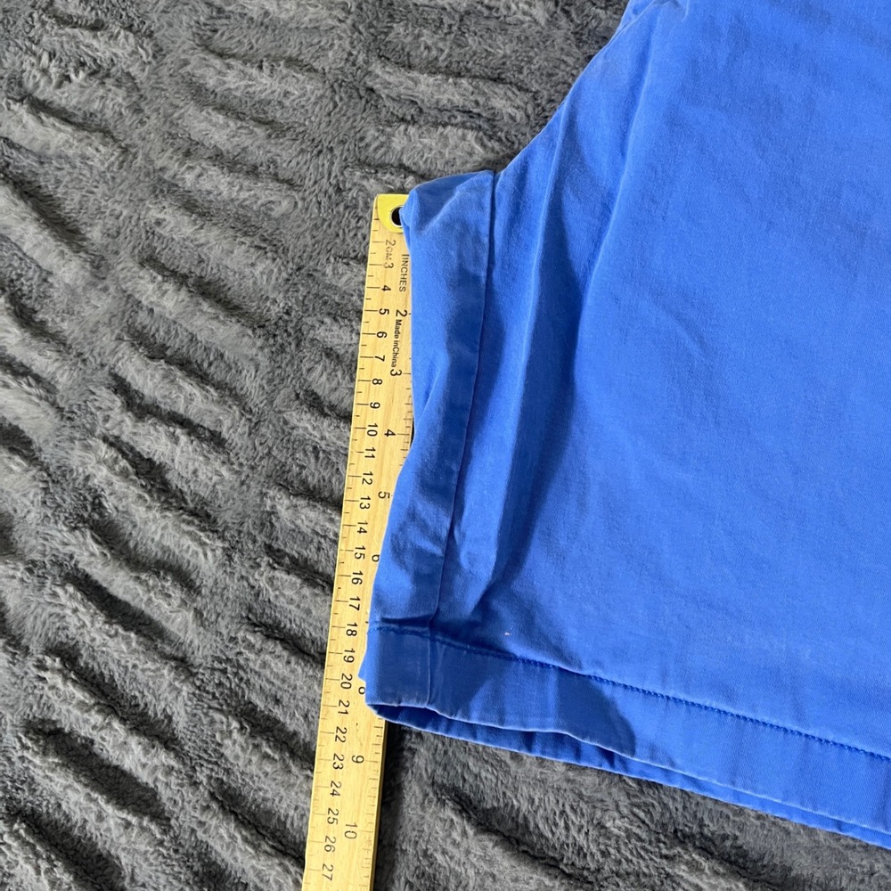 Vineyard Vines Mens Size 40 Blue Cotton Stretch Flat Front Chino Shorts AP964 - Picture 6 of 8